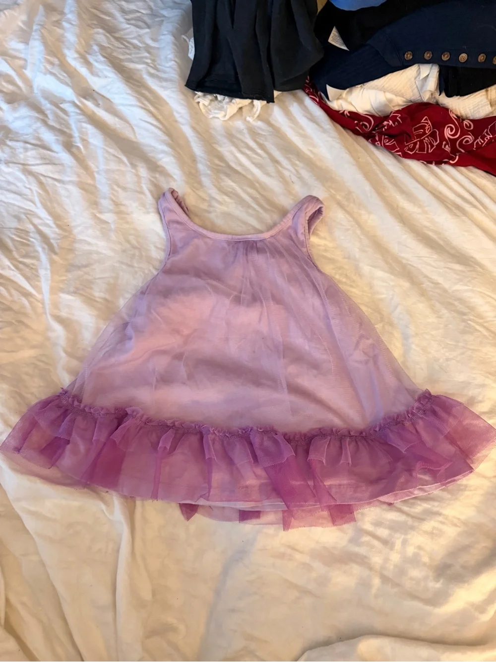 Kids Size 4 / Small Beautiful Naartjie Purple Mermaid Tulle Costume Dress